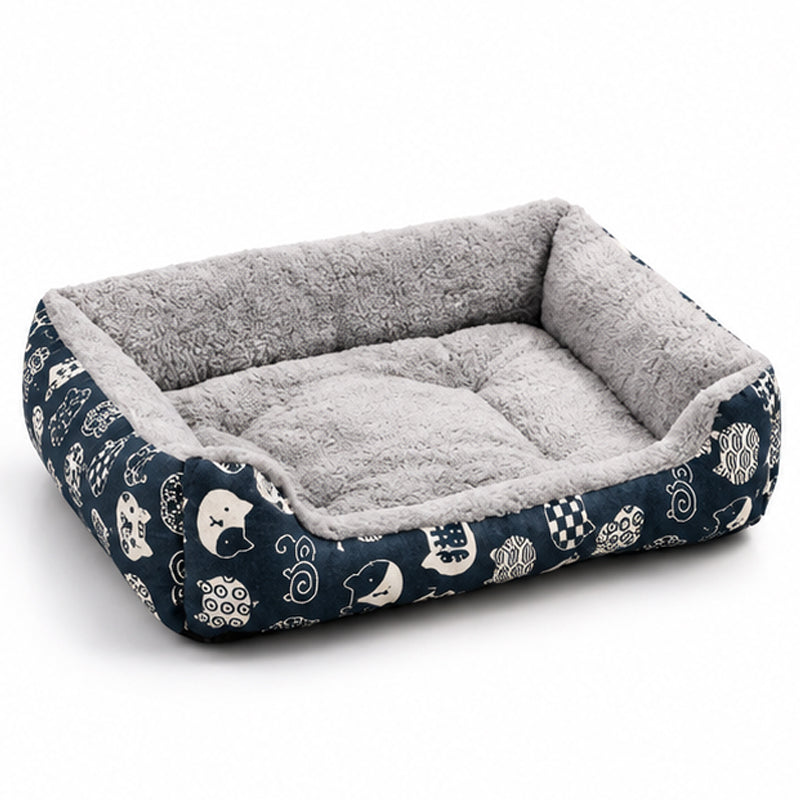 Washable Pet Bed for Cats and Small Dogs