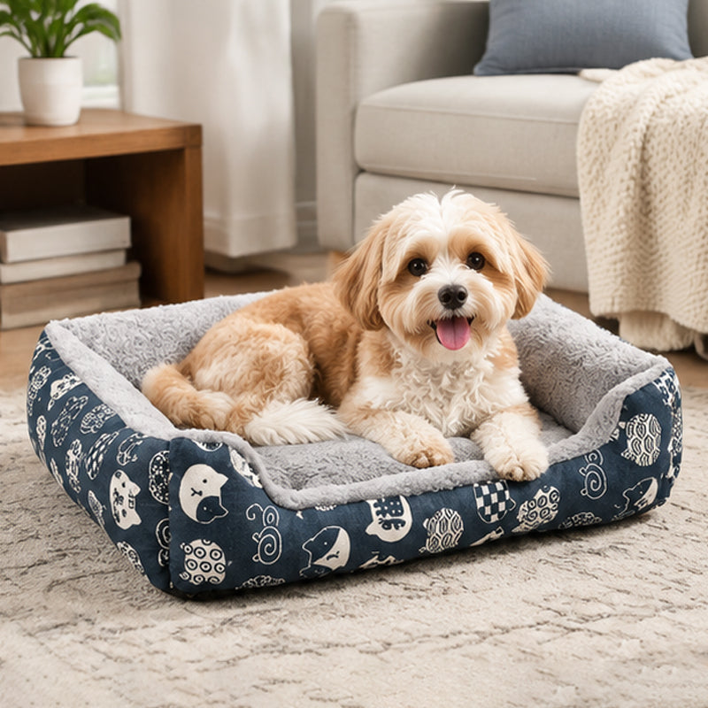 Washable Pet Bed for Cats and Small Dogs