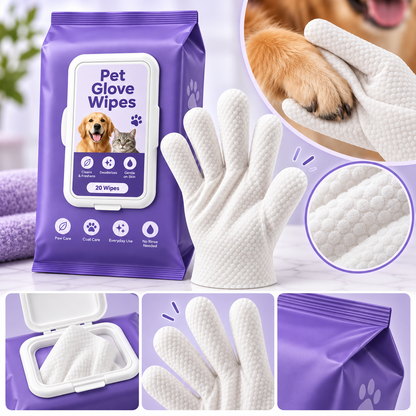 Pet Glove Wipes